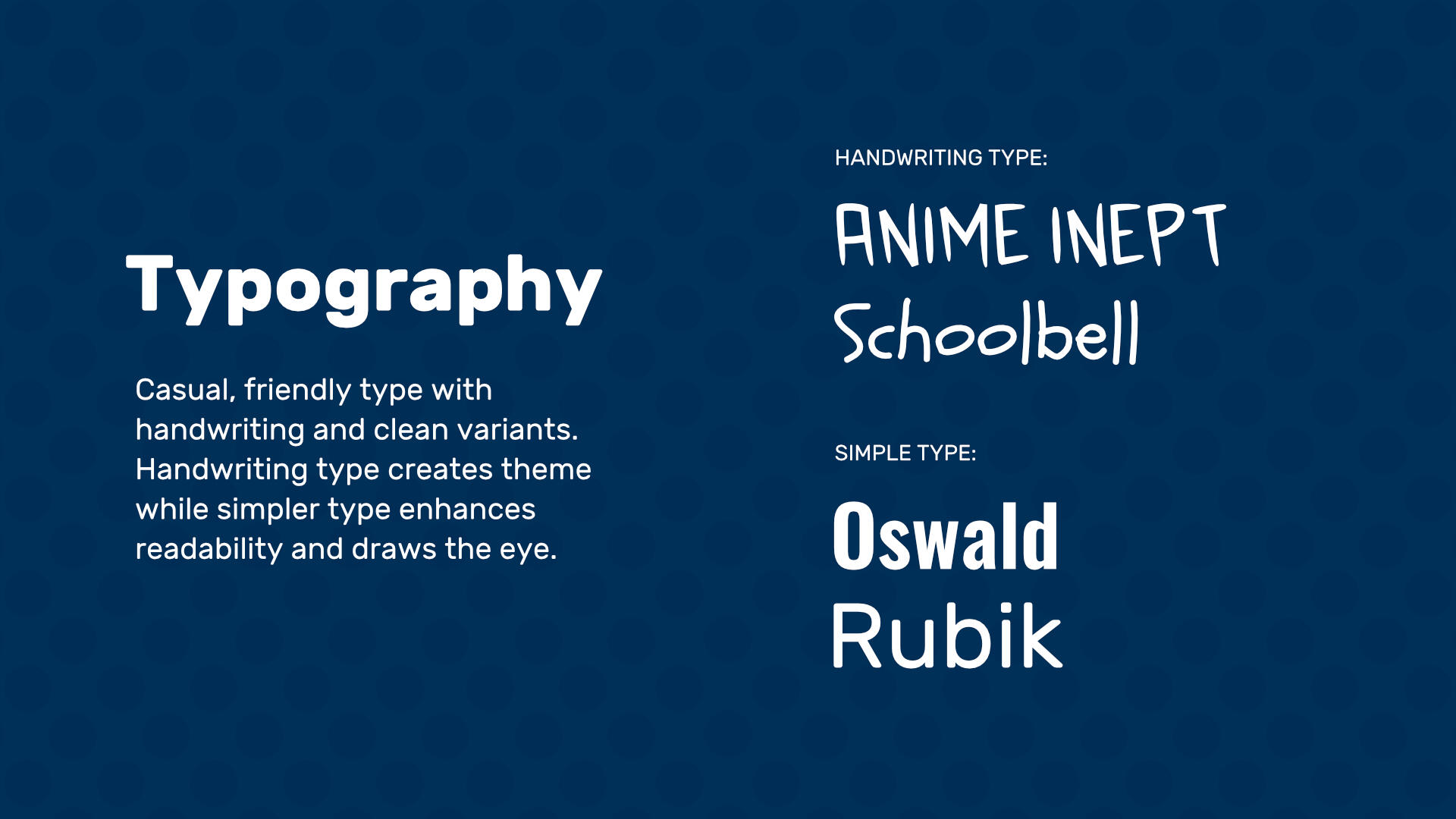 WebCanids Typography WebCanids Typography