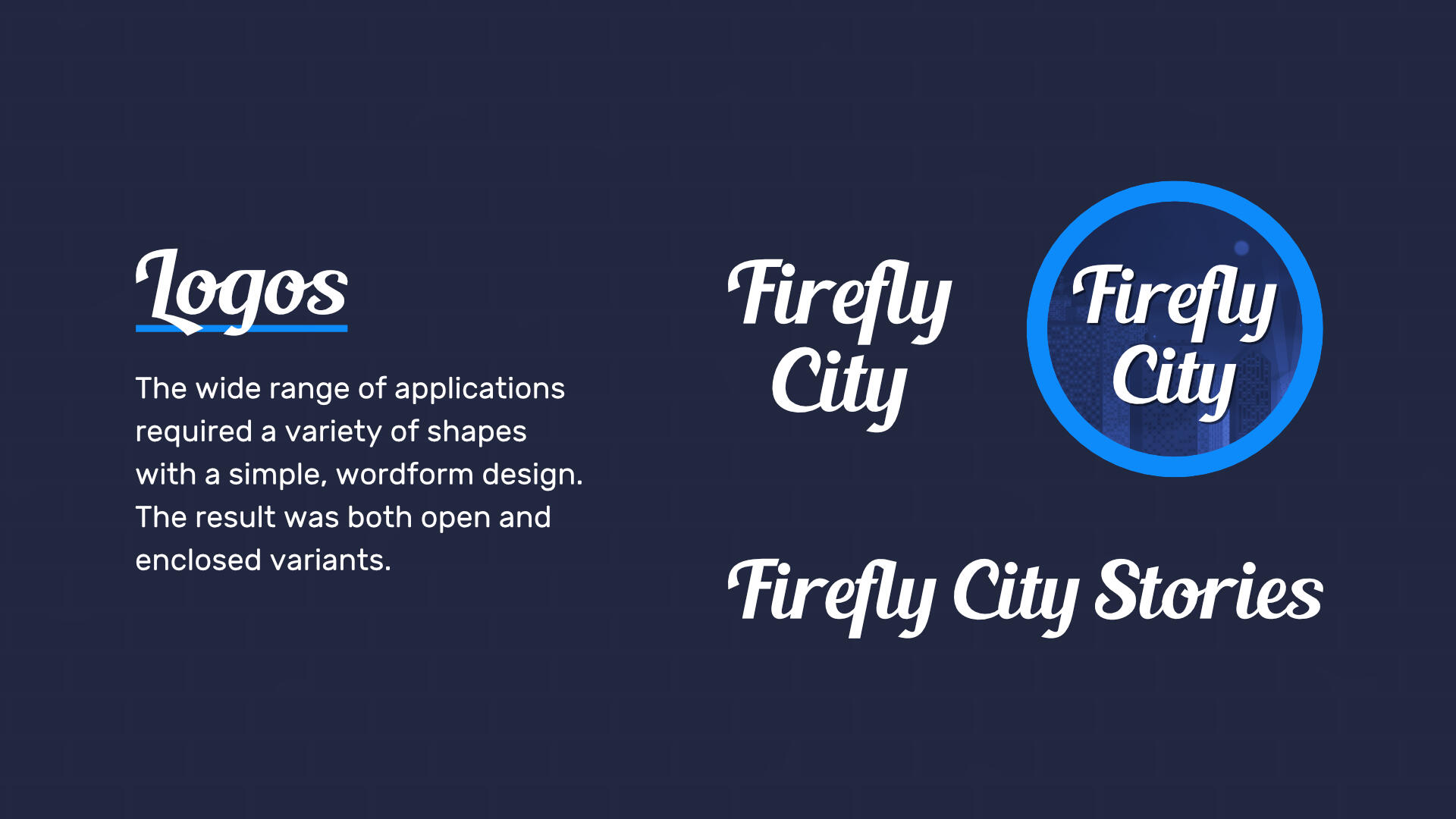 Firefly City Stories Logos Firefly City Stories Logos